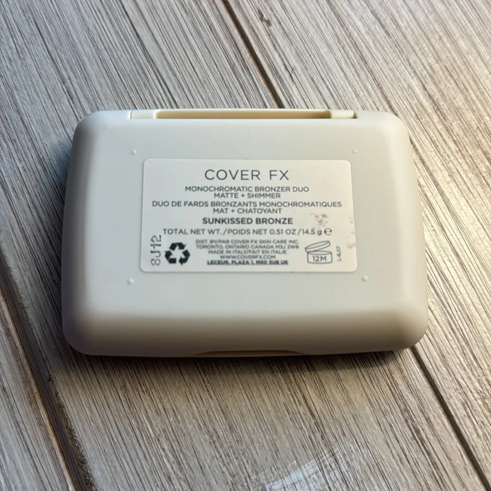 Cover fx monochromatic bronzer duo. Sunkissed bronze